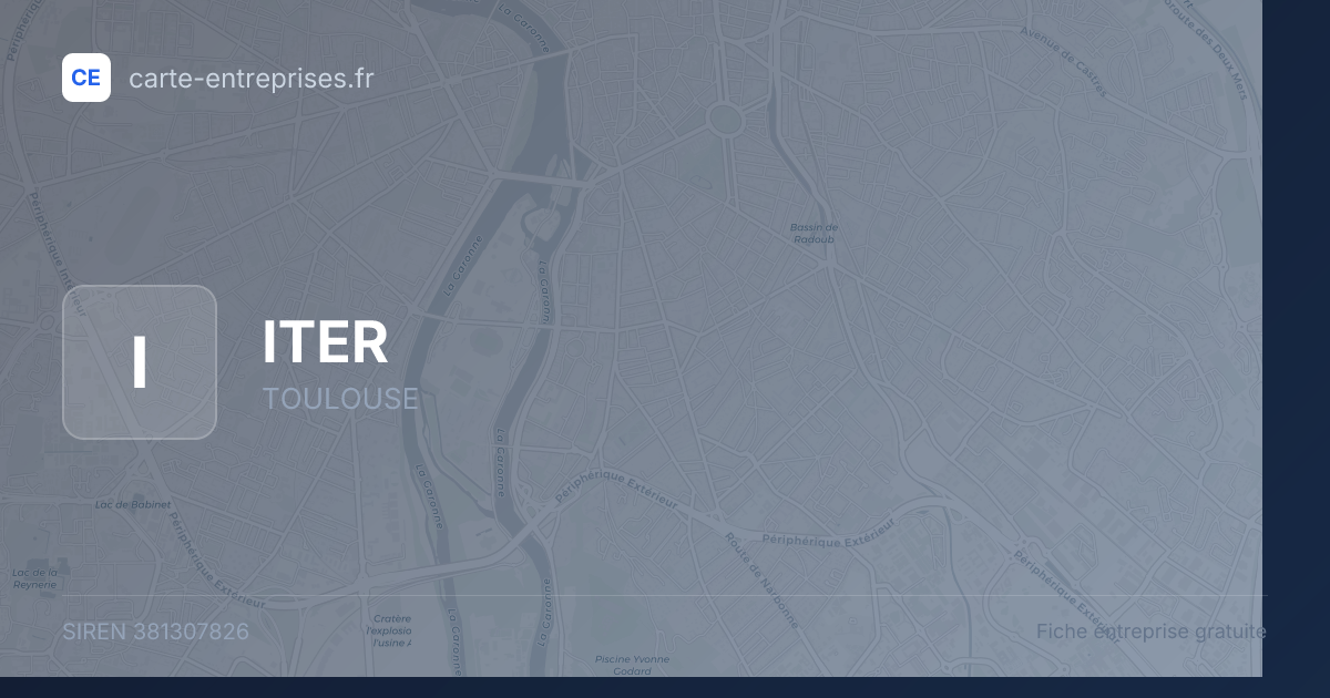 ITER — 381307826 — fiche entreprise