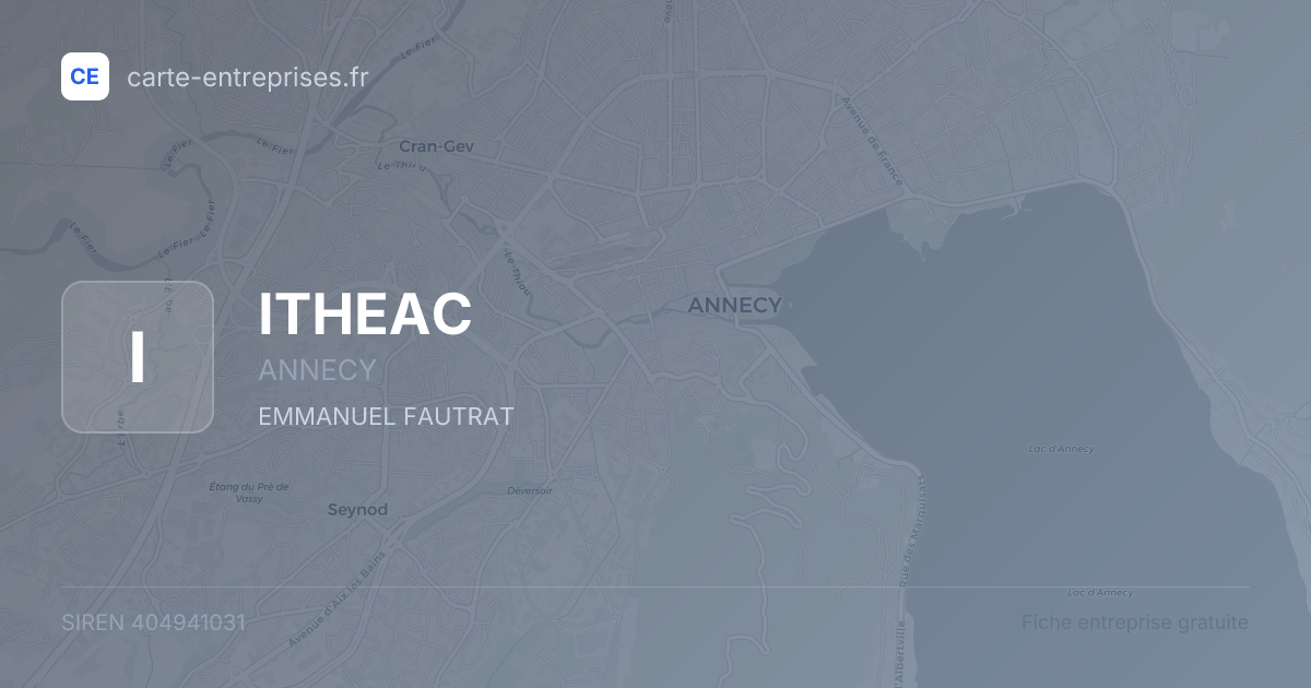 ITHEAC — 404941031 — fiche entreprise