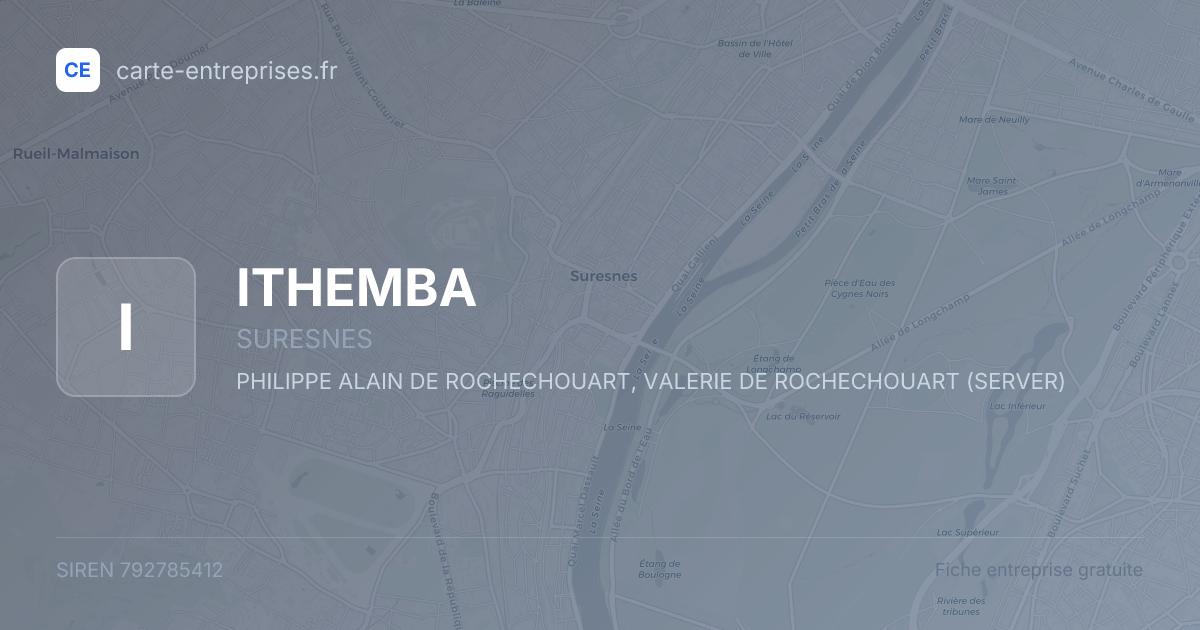 ITHEMBA — 792785412 — fiche entreprise
