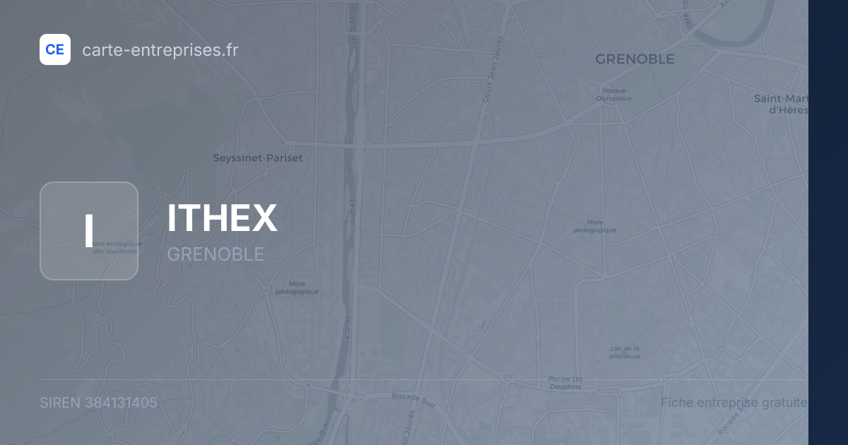 ITHEX — 384131405 — fiche entreprise