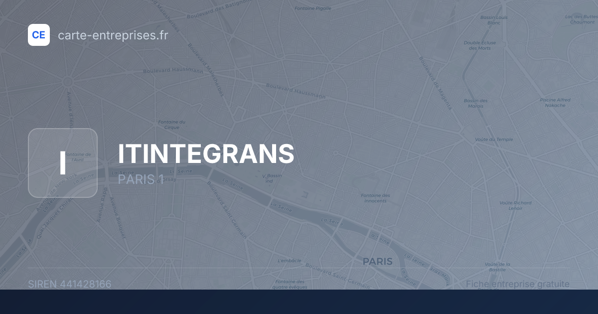ITINTEGRANS — 441428166 — fiche entreprise