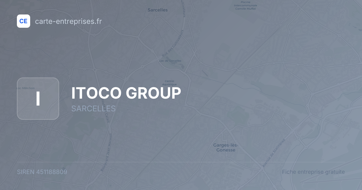 ITOCO GROUP — 451188809 — fiche entreprise