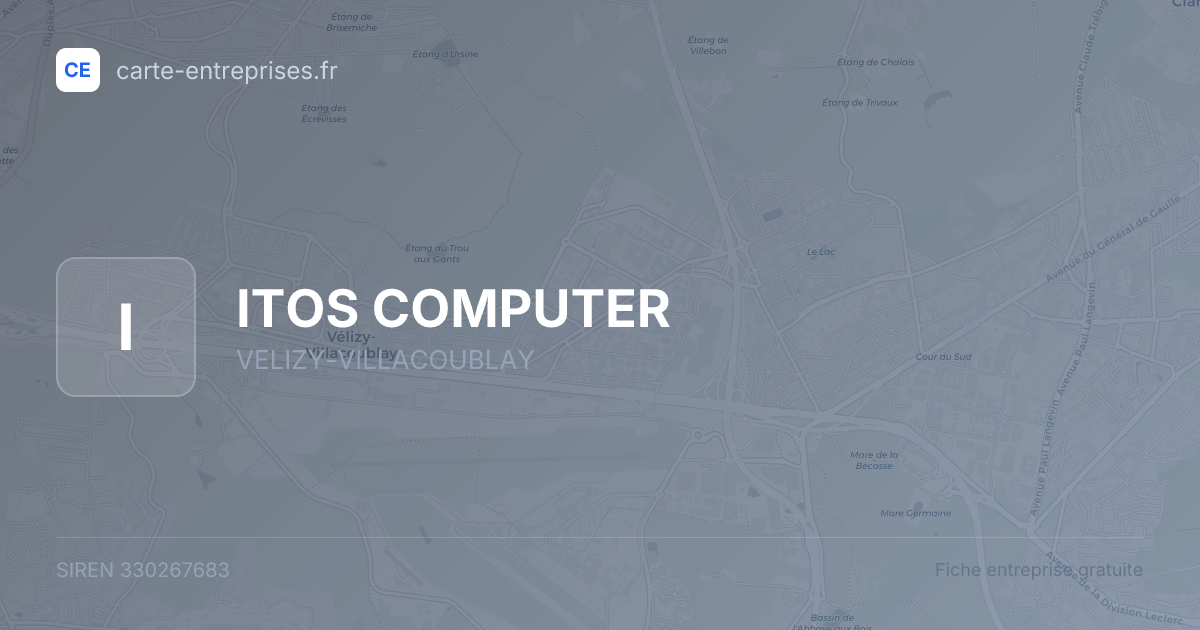 ITOS COMPUTER — 330267683 — fiche entreprise