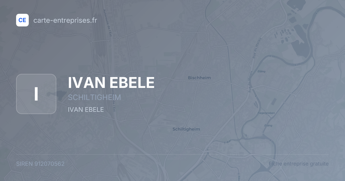 IVAN EBELE — 912070562 — fiche entreprise