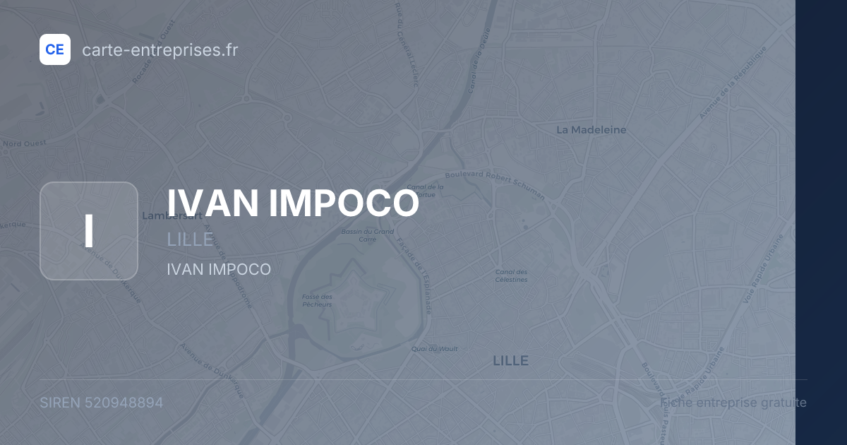 IVAN IMPOCO — 520948894 — fiche entreprise
