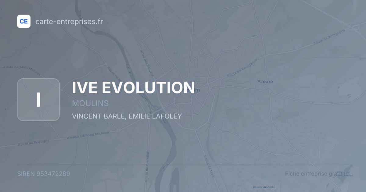 IVE EVOLUTION — 953472289 — fiche entreprise