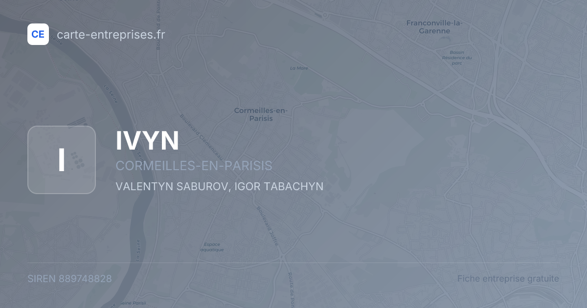 IVYN — 889748828 — fiche entreprise