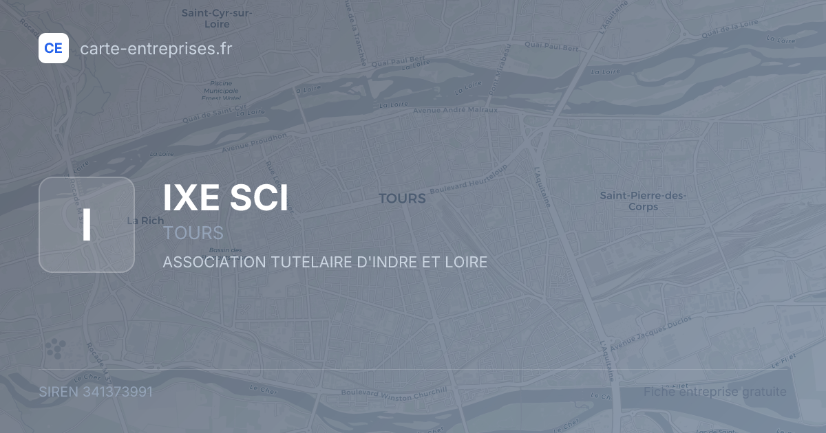 IXE SCI — 341373991 — fiche entreprise