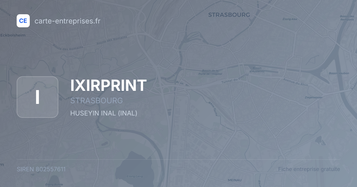 IXIRPRINT — 802557611 — fiche entreprise