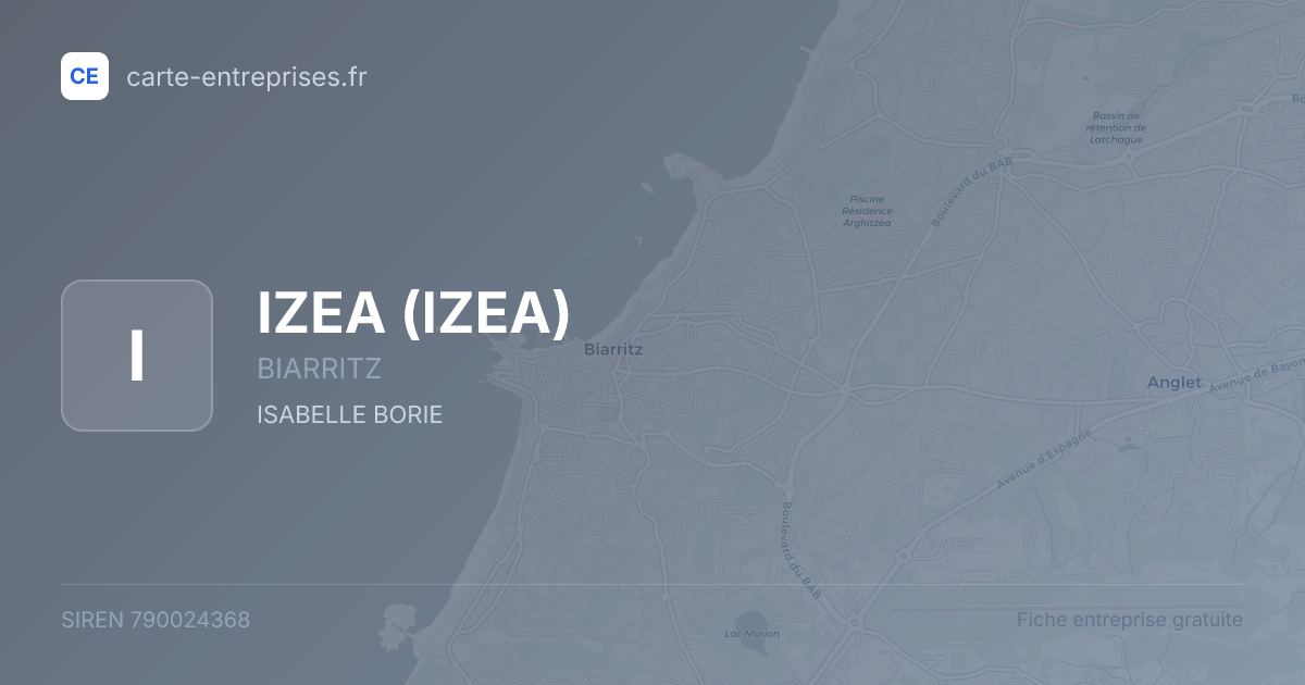 IZEA — 790024368 — fiche entreprise