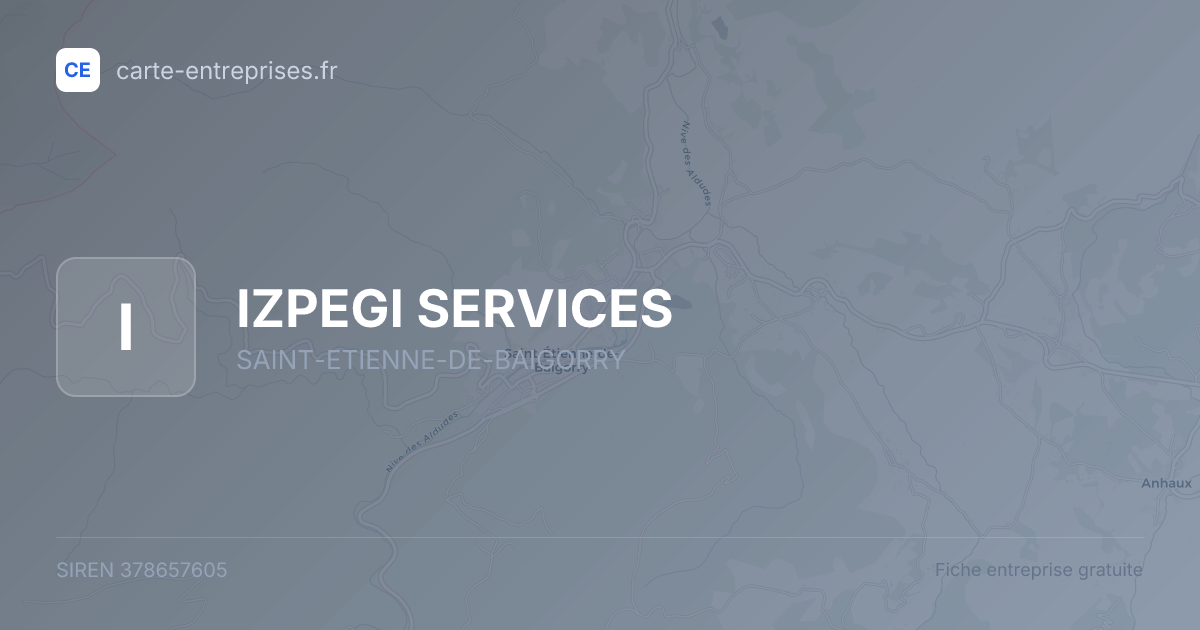 IZPEGI SERVICES — 378657605 — fiche entreprise