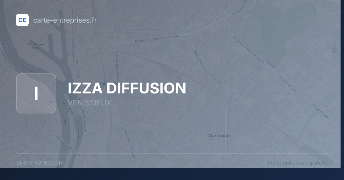 IZZA DIFFUSION — 421633314 — fiche entreprise