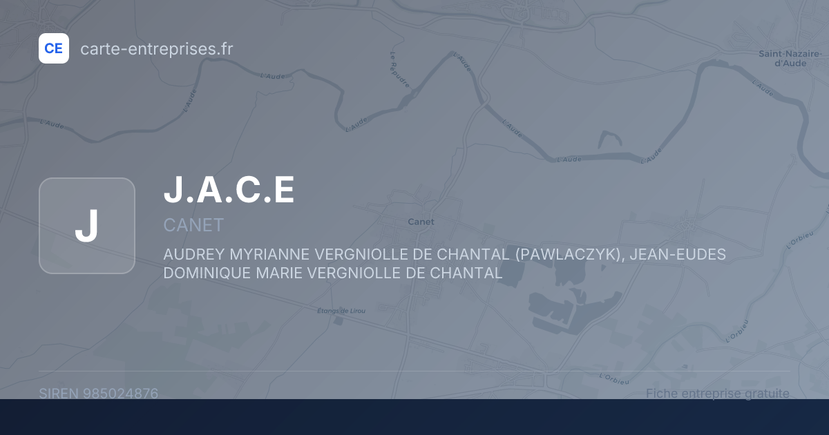 J.A.C.E — 985024876 — fiche entreprise