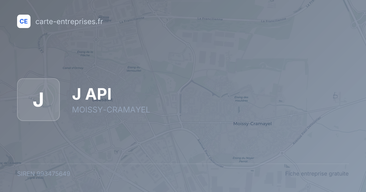 J API — 993475649 — fiche entreprise