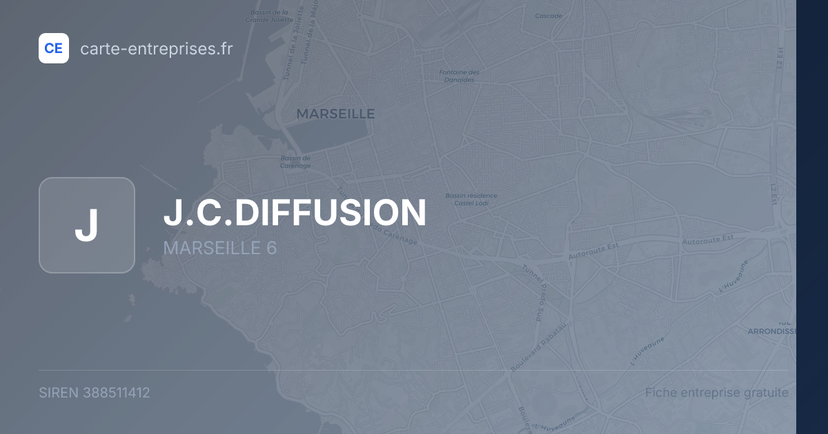 J.C.DIFFUSION — 388511412 — fiche entreprise
