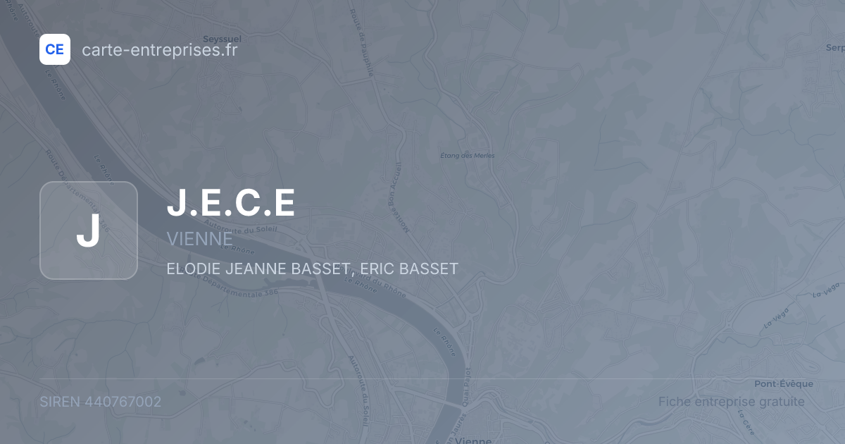 J.E.C.E — 440767002 — fiche entreprise