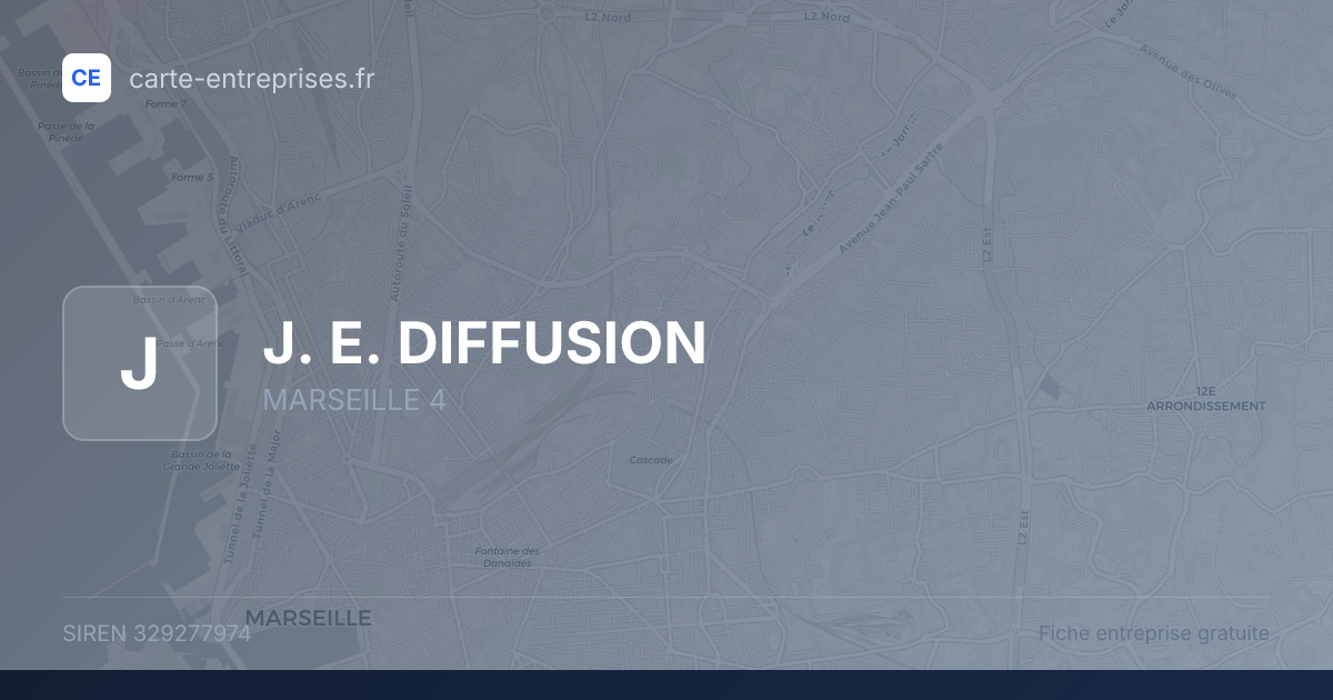 J. E. DIFFUSION — 329277974 — fiche entreprise