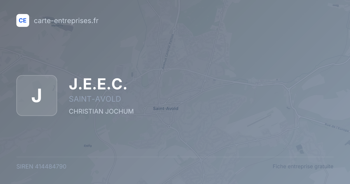 J.E.E.C. — 414484790 — fiche entreprise