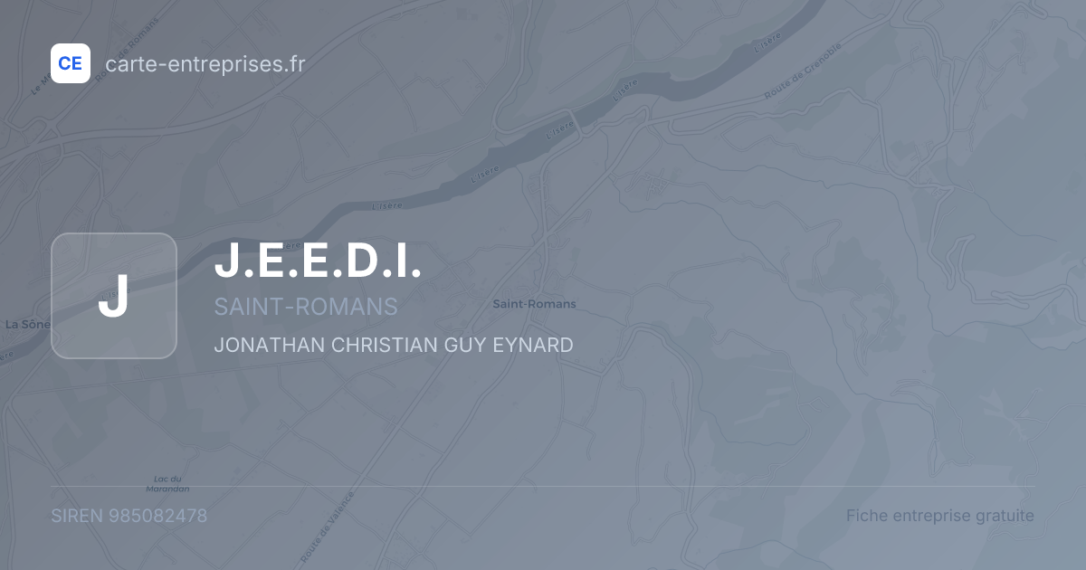 J.E.E.D.I. — 985082478 — fiche entreprise