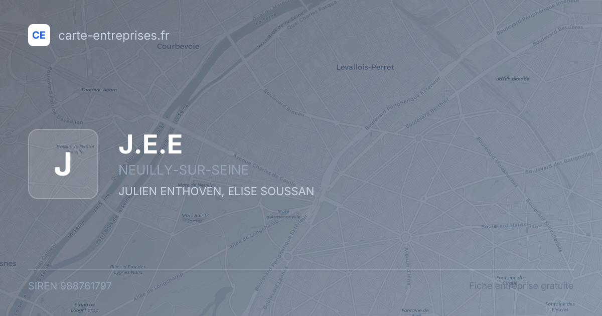 J.E.E — 988761797 — fiche entreprise