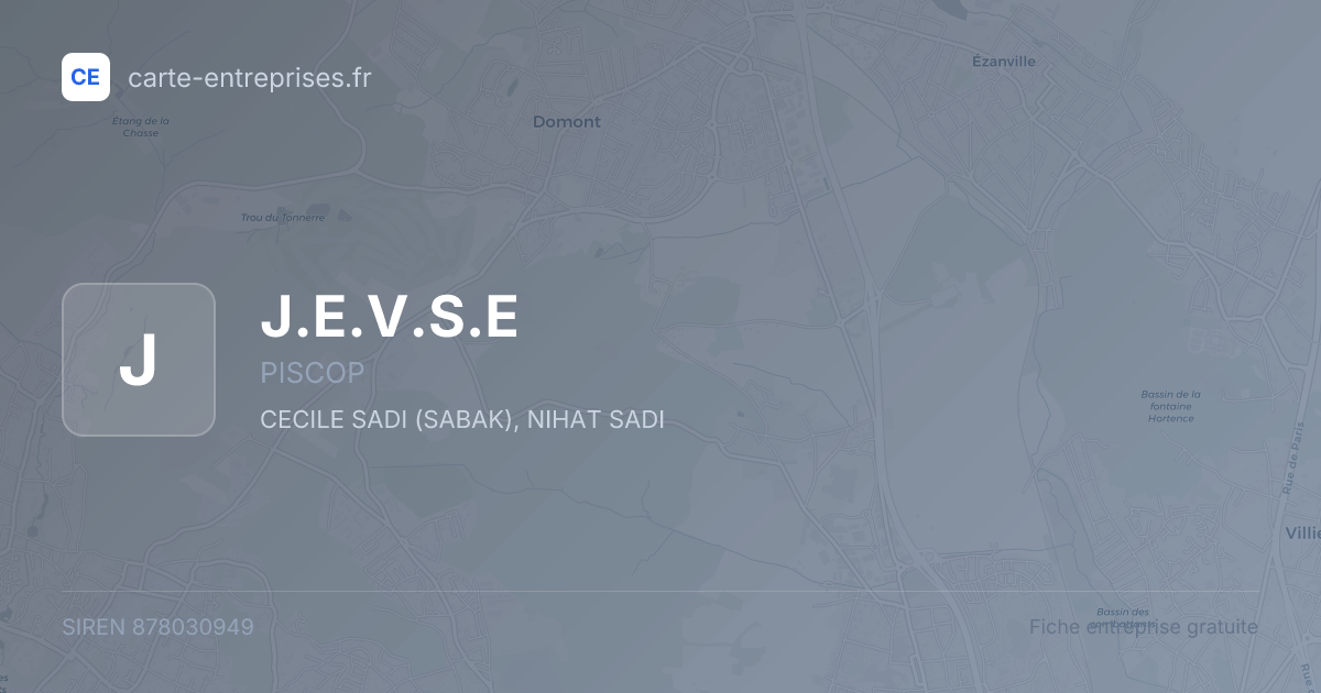 J.E.V.S.E — 878030949 — fiche entreprise
