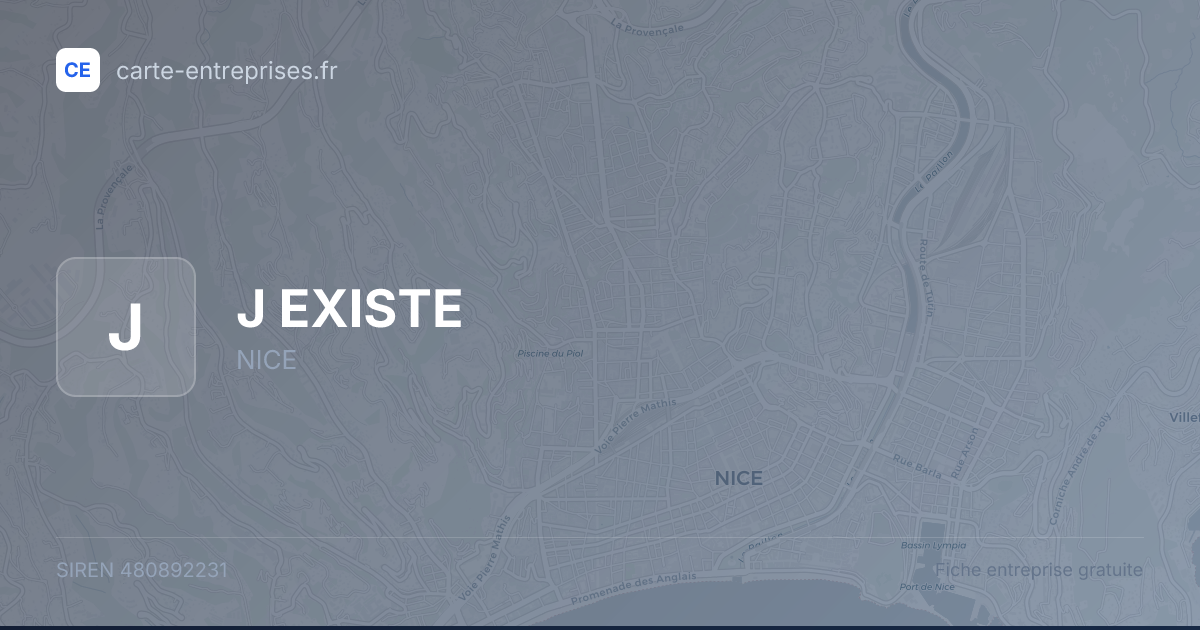 J EXISTE — 480892231 — fiche entreprise