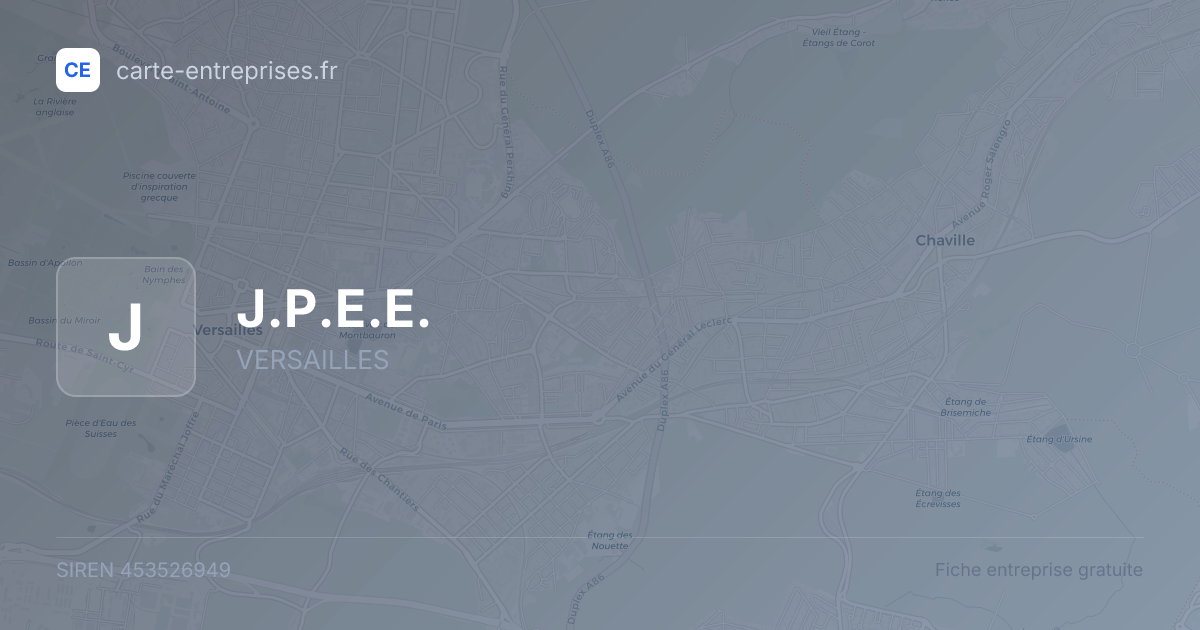 J.P.E.E. — 453526949 — fiche entreprise