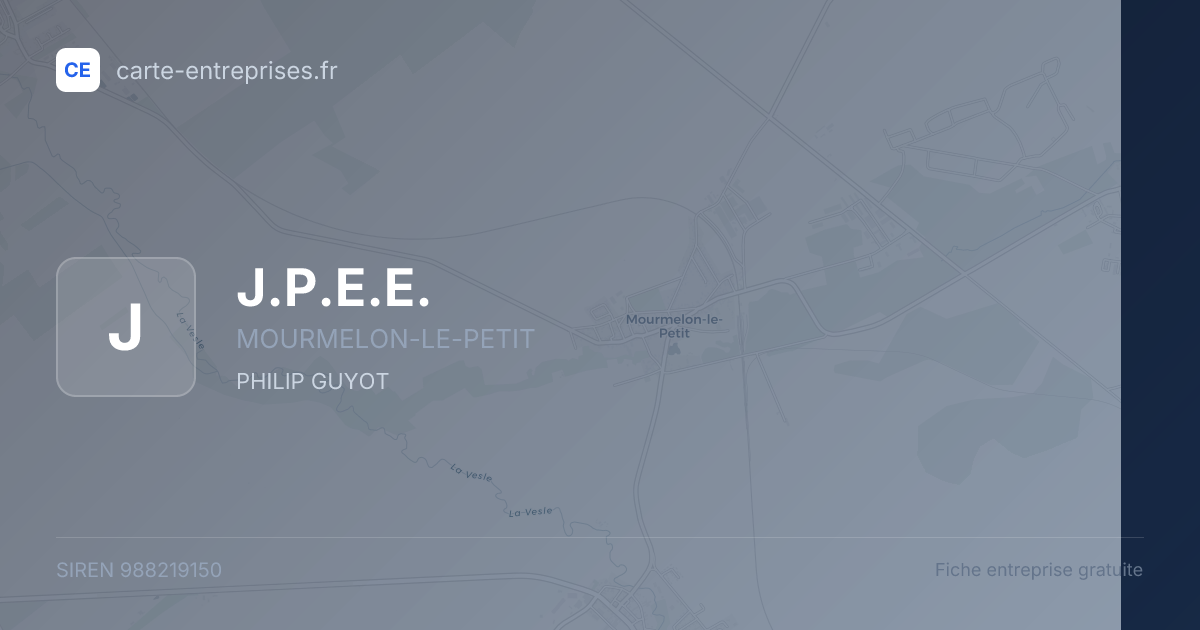 J.P.E.E. — 988219150 — fiche entreprise