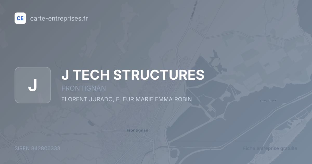 J TECH STRUCTURES — 842806333 — fiche entreprise