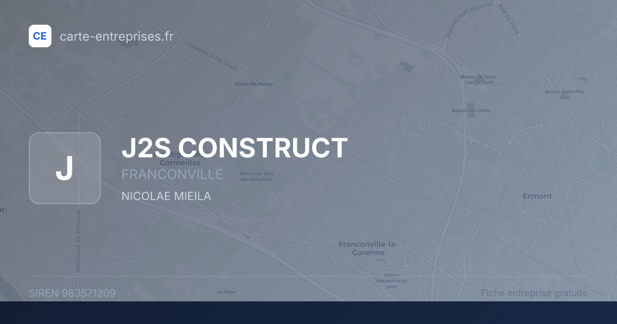 J2S CONSTRUCT — 983571209 — fiche entreprise