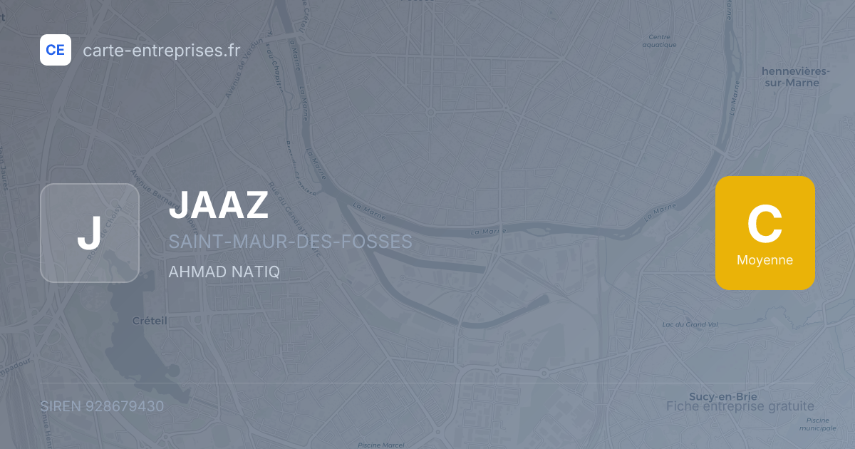JAAZ — 928679430 — fiche entreprise
