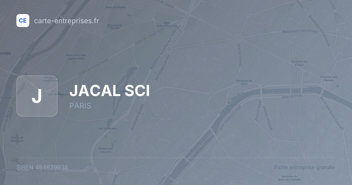 JACAL SCI — 484629936 — fiche entreprise