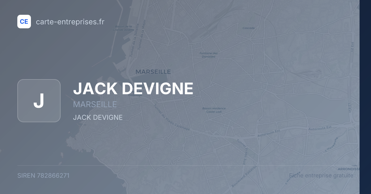 JACK DEVIGNE — 782866271 — fiche entreprise