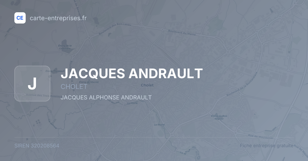 JACQUES ANDRAULT — 320208564 — fiche entreprise