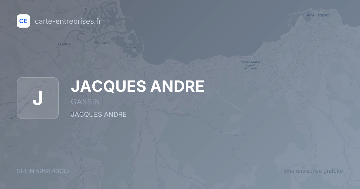 JACQUES ANDRE — 596870030 — fiche entreprise