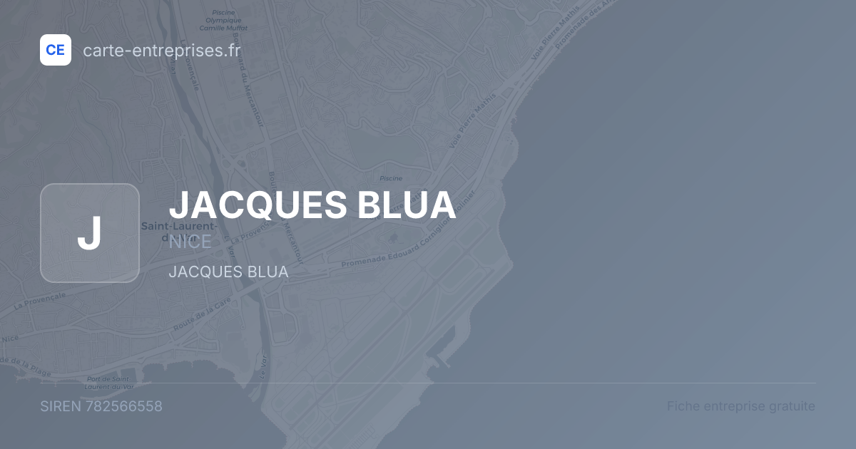 JACQUES BLUA — 782566558 — fiche entreprise