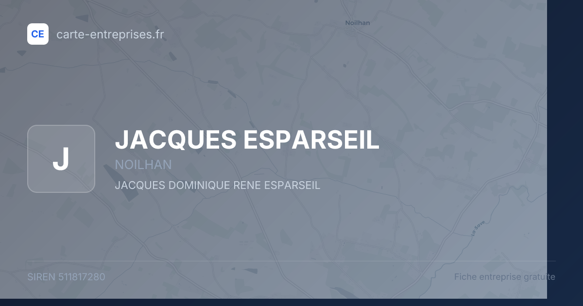 JACQUES ESPARSEIL — 511817280 — fiche entreprise