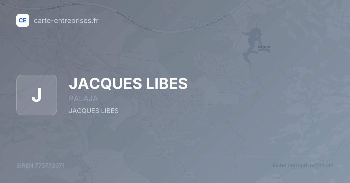 JACQUES LIBES — 775773971 — fiche entreprise