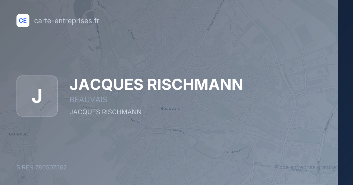 JACQUES RISCHMANN — 780507562 — fiche entreprise
