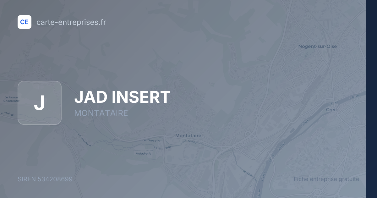 JAD INSERT — 534208699 — fiche entreprise