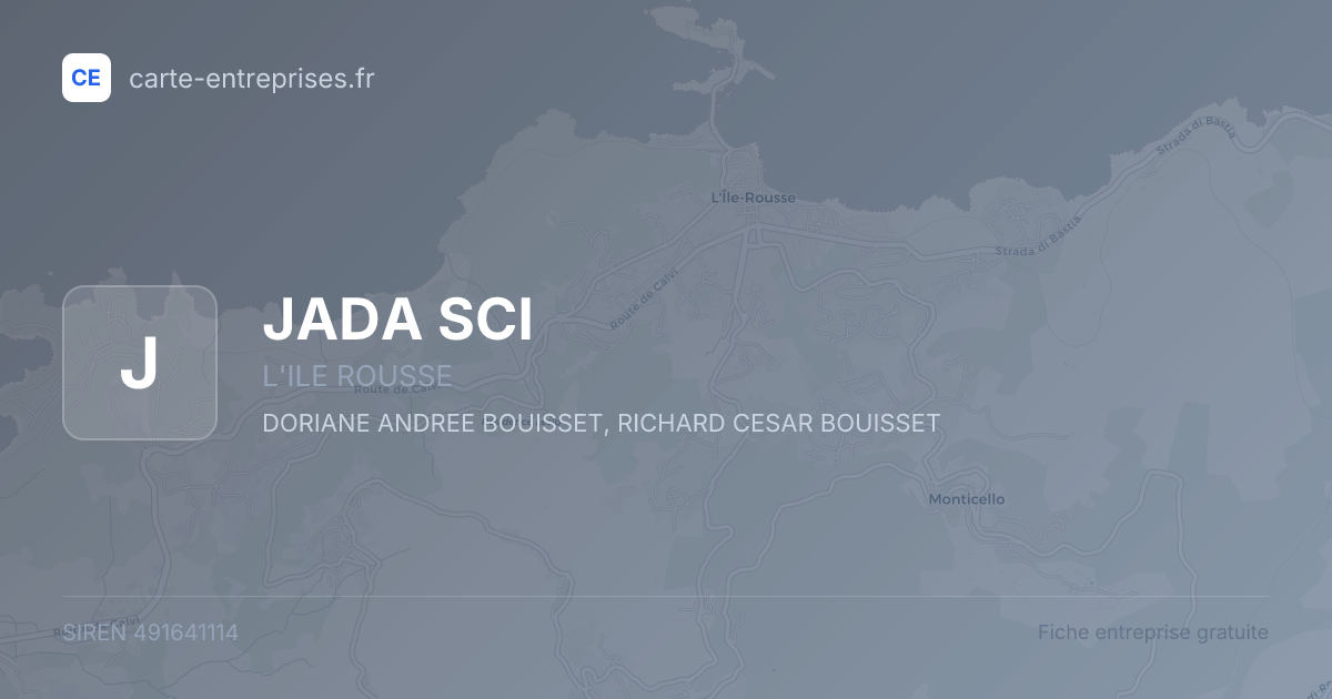 JADA SCI — 491641114 — fiche entreprise