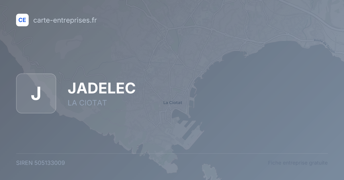 JADELEC — 505133009 — fiche entreprise