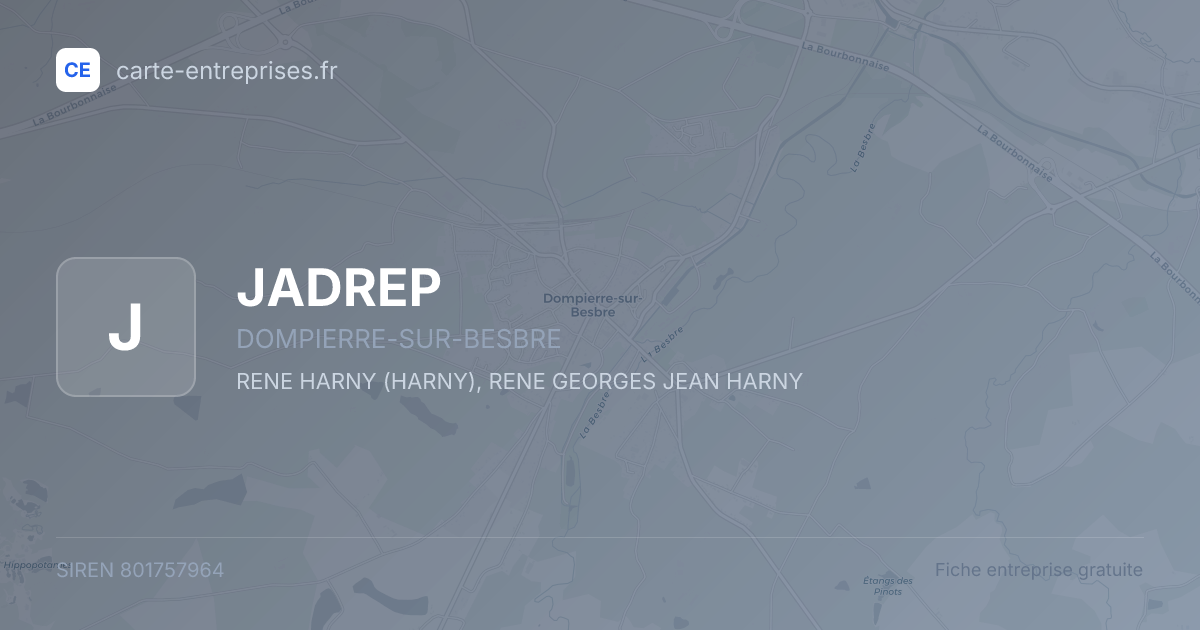 JADREP — 801757964 — fiche entreprise