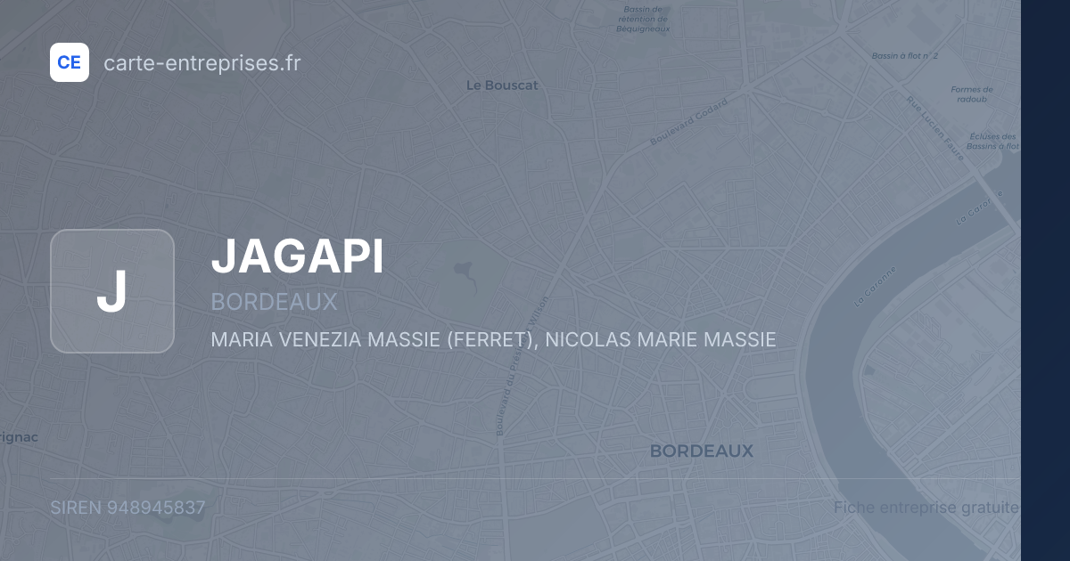 JAGAPI — 948945837 — fiche entreprise
