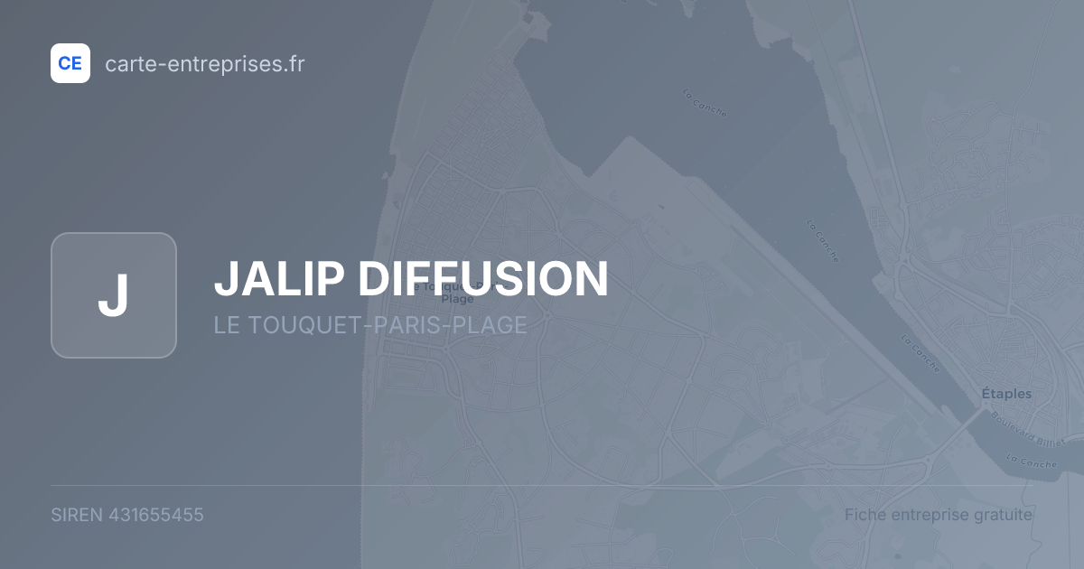 JALIP DIFFUSION — 431655455 — fiche entreprise