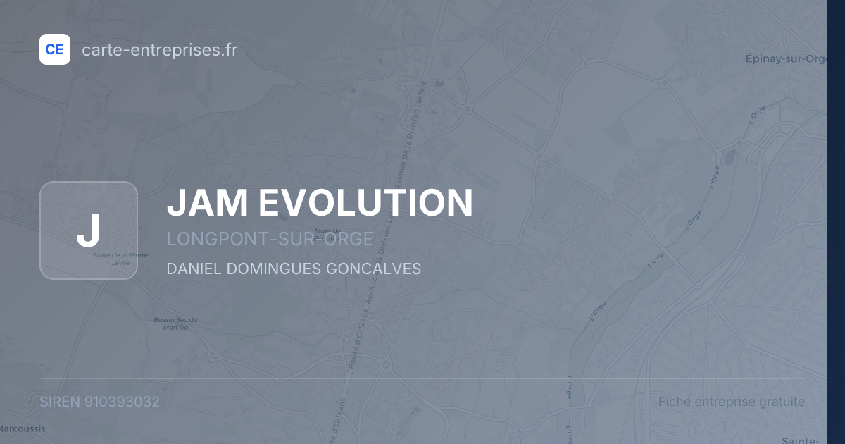 JAM EVOLUTION — 910393032 — fiche entreprise