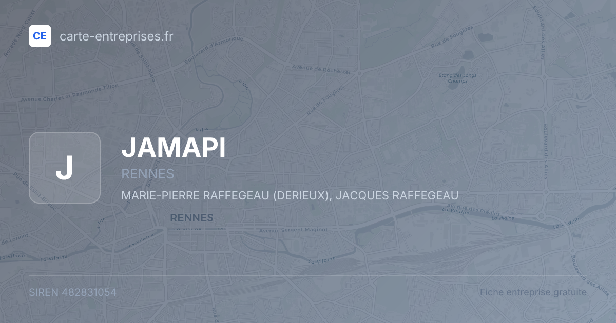 JAMAPI — 482831054 — fiche entreprise