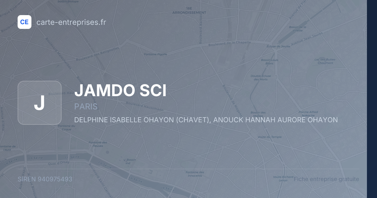 JAMDO SCI — 940975493 — fiche entreprise