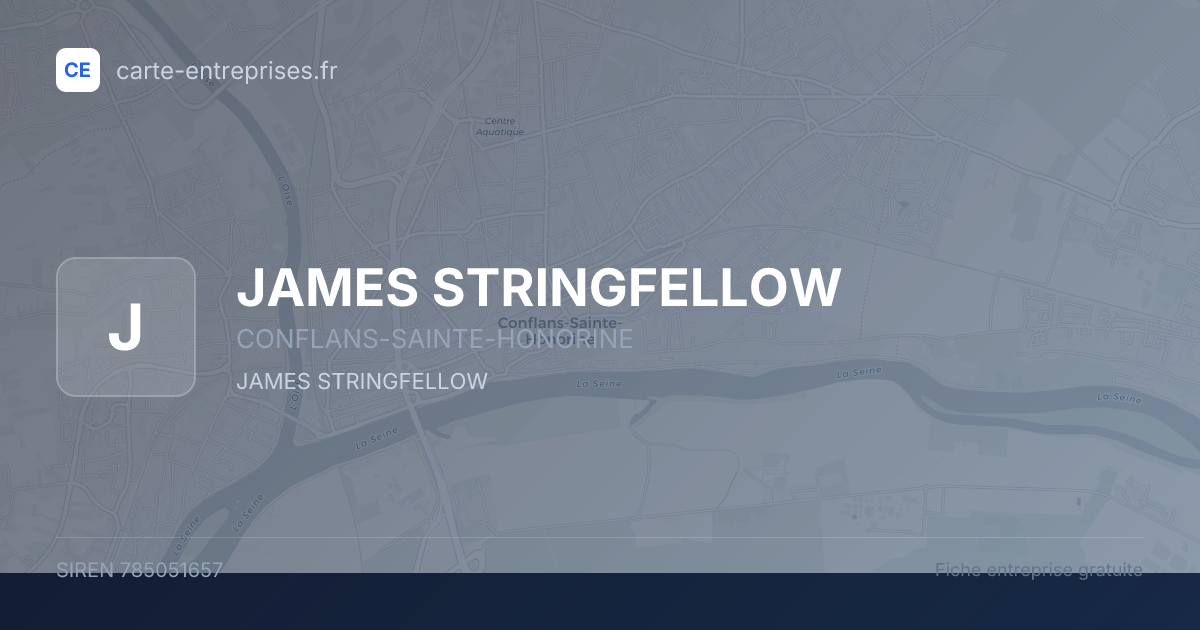 JAMES STRINGFELLOW — 785051657 — fiche entreprise