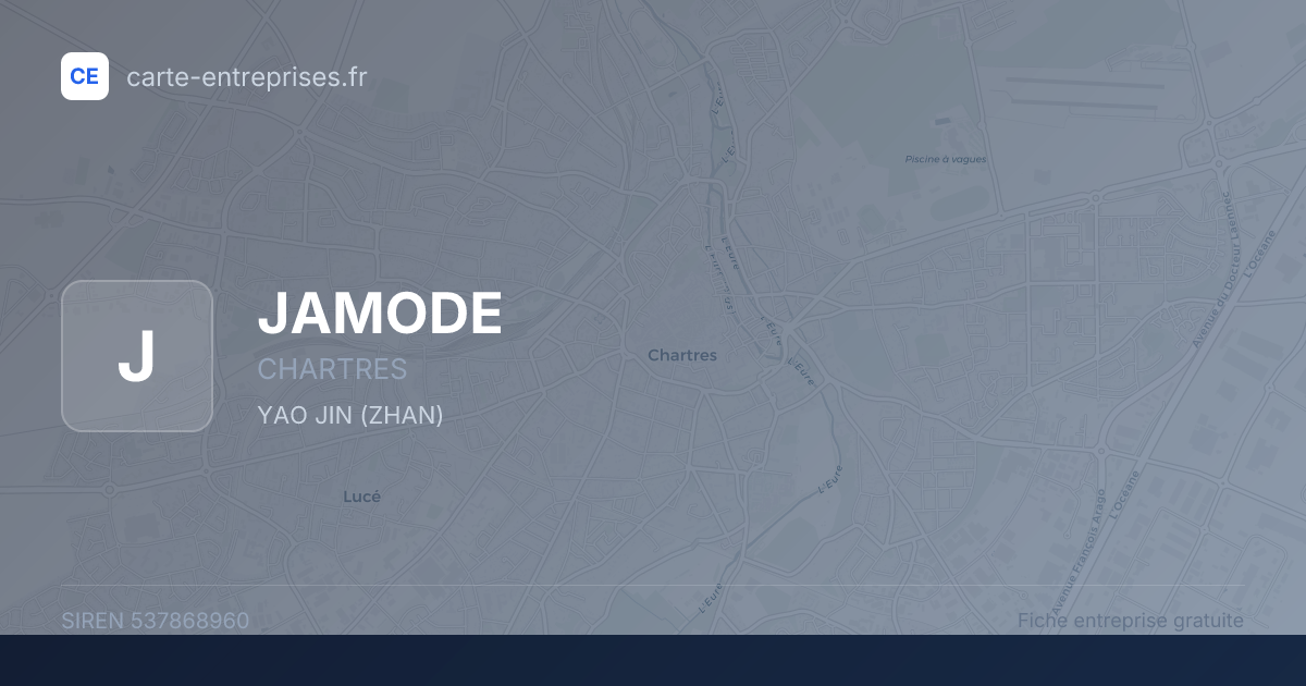 JAMODE — 537868960 — fiche entreprise
